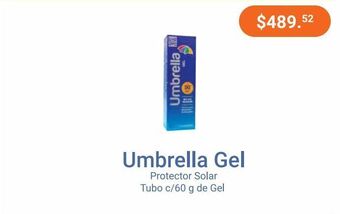 Farmacias Especializadas Umbrella gel spf 50 tub c/60gr oferta