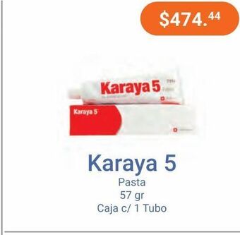 Farmacias Especializadas Pasta de karaya 7910 bol c/1 oferta