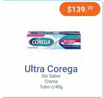 Farmacias Especializadas Ultra corega cre tub c/40gr oferta