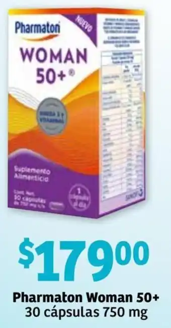 Pharmaton Woman 50+ 30 Cápsulas 250mg