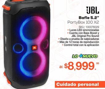 RadioShack Bocina bluetooth led jbl partybox 110 / negro oferta