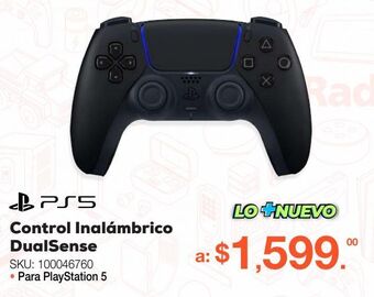 RadioShack Control inalámbrico dualsense midnight black / playstation 5 / negro oferta
