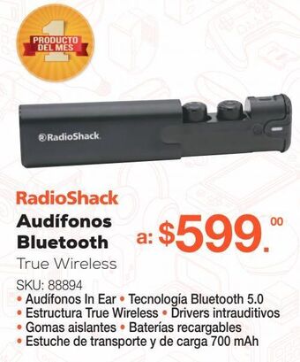 RadioShack Audífonos bluetooth radioshack oferta