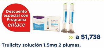 Farmacia San Pablo Trulicity solución 1.5mg 2 plumas. oferta