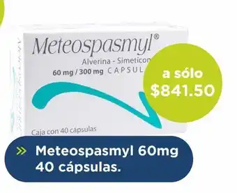 Farmacia San Pablo Meteospasmyl 60mg 40 cápsulas. oferta