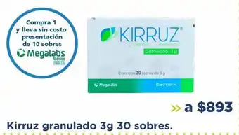 Kirruz granulado 3g 30 sobres.