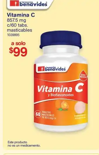 Vitamina c 60 tabletas