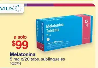 Farmacias Benavides Medicamentos melatoninna 5 mg 20 tabletas sublinguales oferta