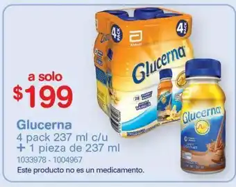 Farmacias Benavides Suplementos alimenticios glucerna 4 pack 237 ml oferta