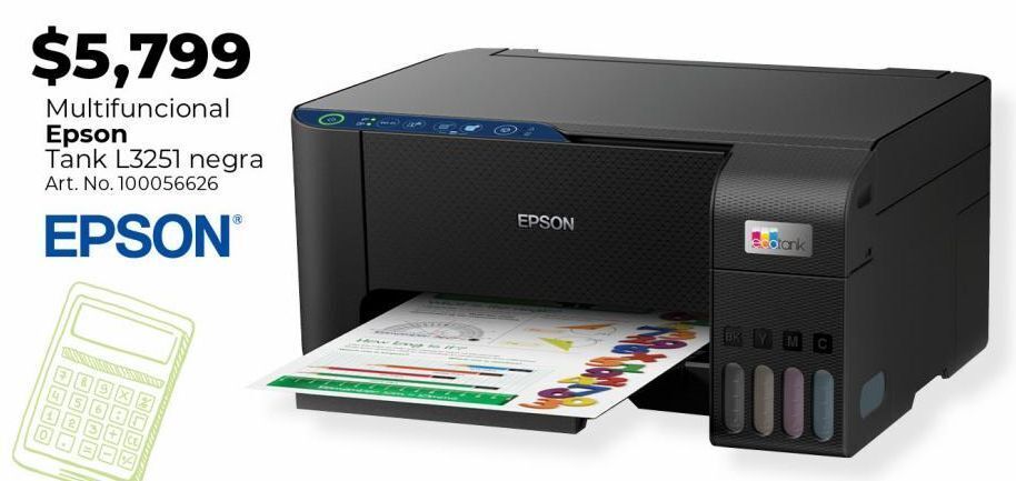 Impresora multifunción epson oferta en Office Depot
