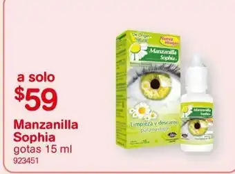 Medicamentos manzanilla sophia