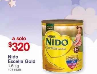 Farmacias Benavides Leche en polvo nido excella gold 1,6 kg oferta