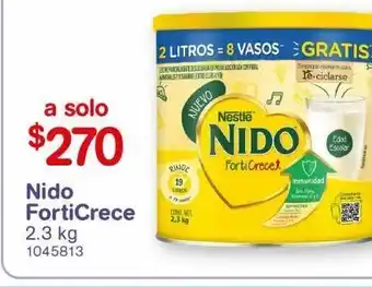 Farmacias Benavides Leche en polvo nido forticrece 2.3kg oferta