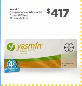 Bodega Aurrerá Medicamentos yasmin oferta