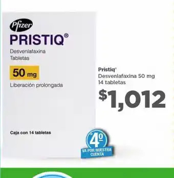 Bodega Aurrerá Medicamentos pristiq oferta