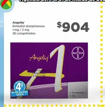 Bodega Aurrerá Medicamentos angeliq oferta