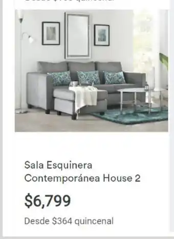 Coppel Sala Esquinera Contemporanea House 2 oferta