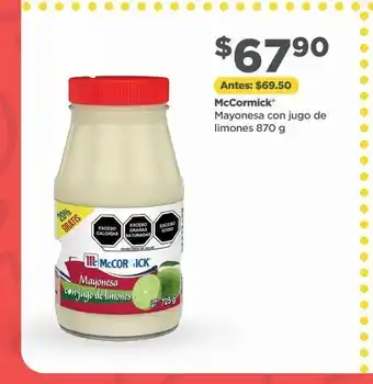 Bodega Aurrerá Mayonesa mccormic oferta