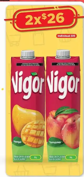 Bodega Aurrerá Jugos vigor oferta
