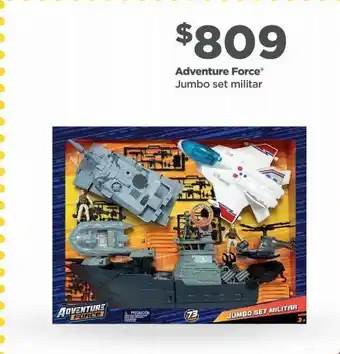 Bodega Aurrerá Adventure force jumbo set militar oferta