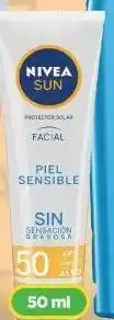Bodega Aurrerá Protector solar facial nivea sun 50ml oferta
