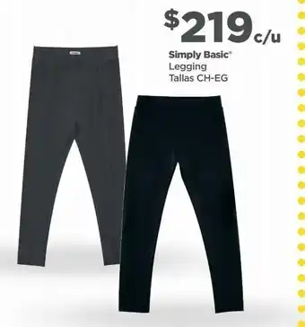 Bodega Aurrerá Leggins simply basic oferta