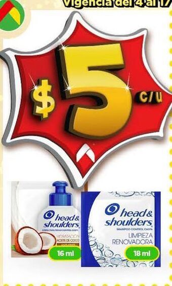 Bodega Aurrerá Shampoo head & shoulders oferta