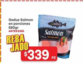 HEB Gadus salmon en porciones 680 gr oferta