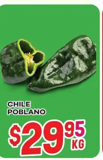 Chile poblano 1 kg