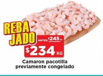 HEB Camaron pacotilla previamente congelado oferta