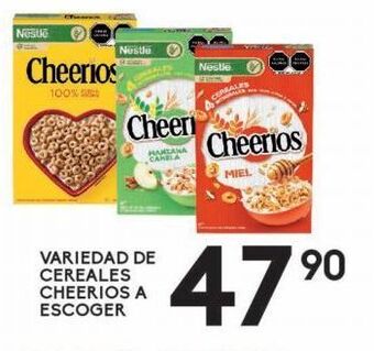 Alsuper Cereales cheerios a escoger oferta