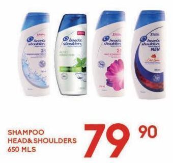 Alsuper Shampoo head & shoulders 650ml oferta
