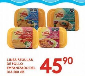 Alsuper Linea regular de pollo empanizado del dia 500g oferta