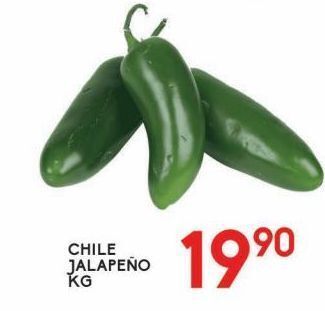 Alsuper Chile jalapeño kg oferta
