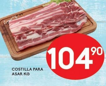 Alsuper Costilla para asar kg oferta