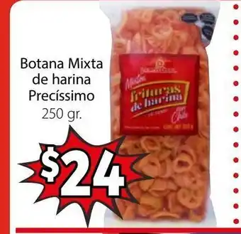 Soriana Mercado Botana Mixta de harina Precissimo 250 gr oferta