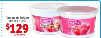 Cubeta de helado Ice Top 4 litros
