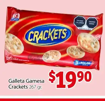 Galleta Gamesa Crackets 267gr