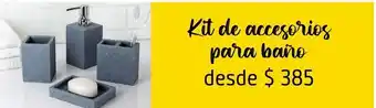 Sodimac Homecenter Kit de accesorios para baño desde oferta