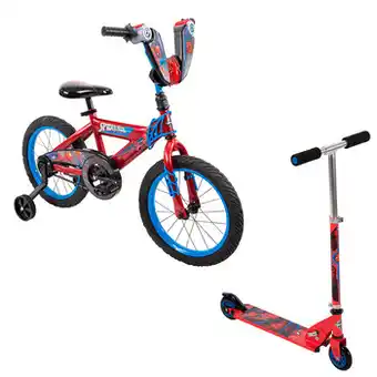Costco Bicicleta R16 y Scooter, Huffy Marvel® Spider-man oferta