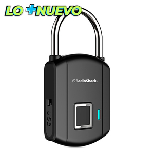 RadioShack Candado con Lector de Huella Digital RadioShack K2 / Negro oferta