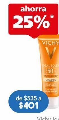 Farmacia San Pablo Vichy ideal soleil anti dark tub c/50ml oferta