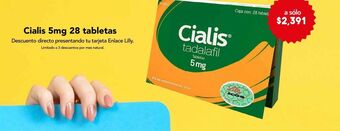 Farmacia San Pablo Cialis tab 5mg caj c/28 oferta