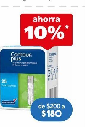 Farmacia San Pablo Contour plus tiras reactivas c/25pz oferta