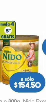 Farmacia San Pablo Nido leche polvo excella gold 1+ c/800gr oferta