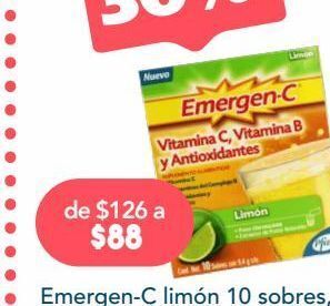 Emergen c polvo naranja c/10sob