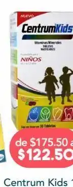Farmacia San Pablo Centrum kids tab 1000 ui caj c/30 oferta