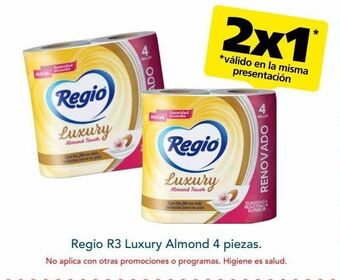 Regio r3 luxury almond bol c/4pz