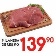 Alsuper Milanesa de res kg oferta