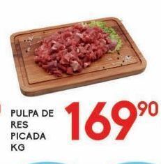 Alsuper Pulpa de res picada kg oferta